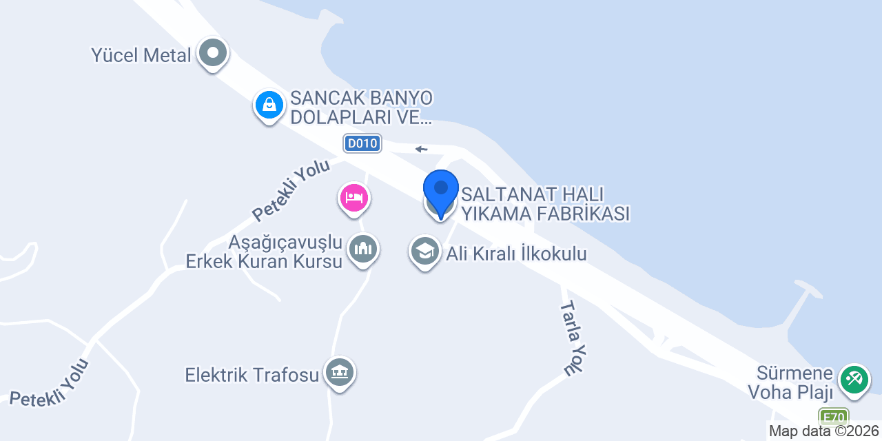 SALTANAT HALI YIKAMA FABRİKASI konumu
