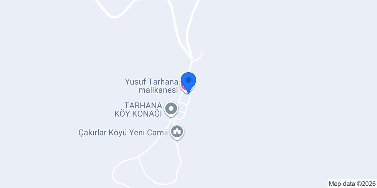 Yusuf Tarhana malikanesi konumu