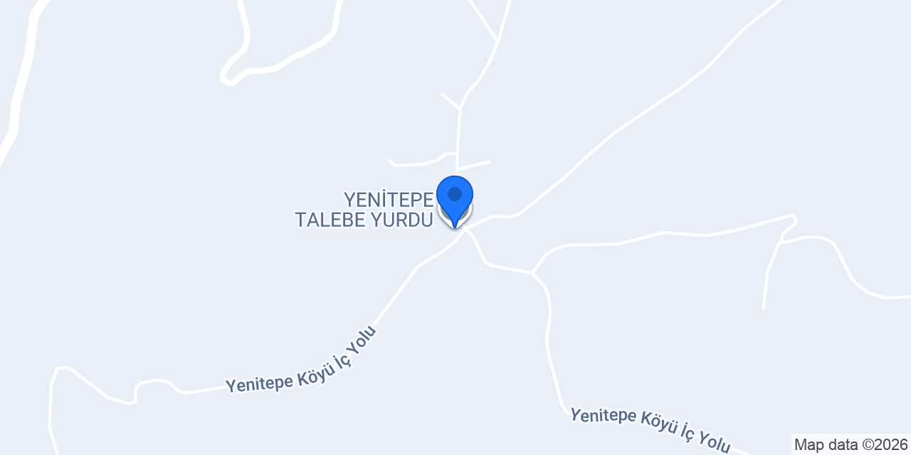 YENİTEPE TALEBE YURDU konumu