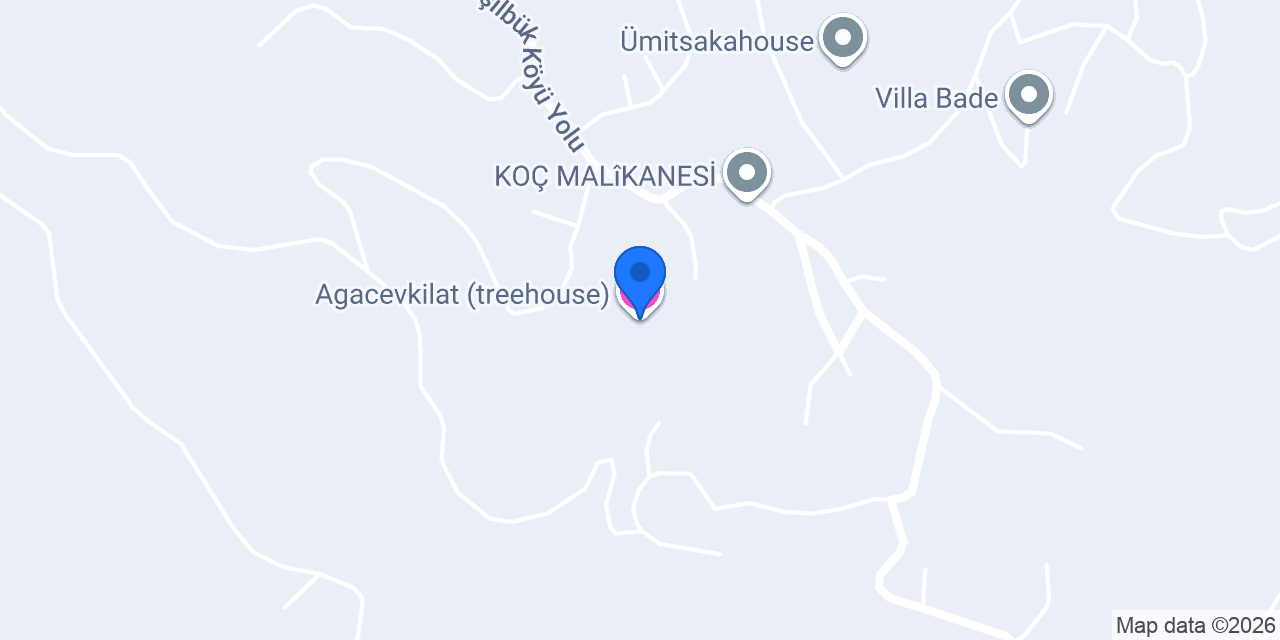 Agacevkilat (treehouse) konumu