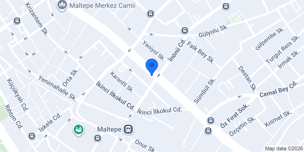 Tattoo Liner Maltepe konumu