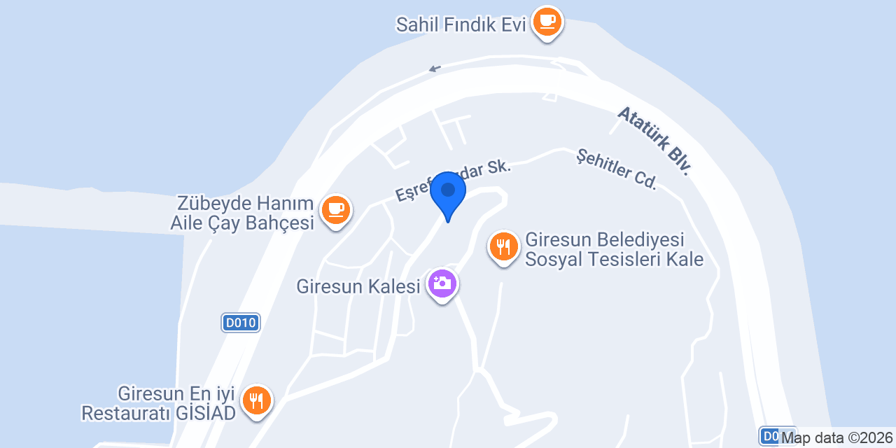 Günbatimi cafe Giresum konumu
