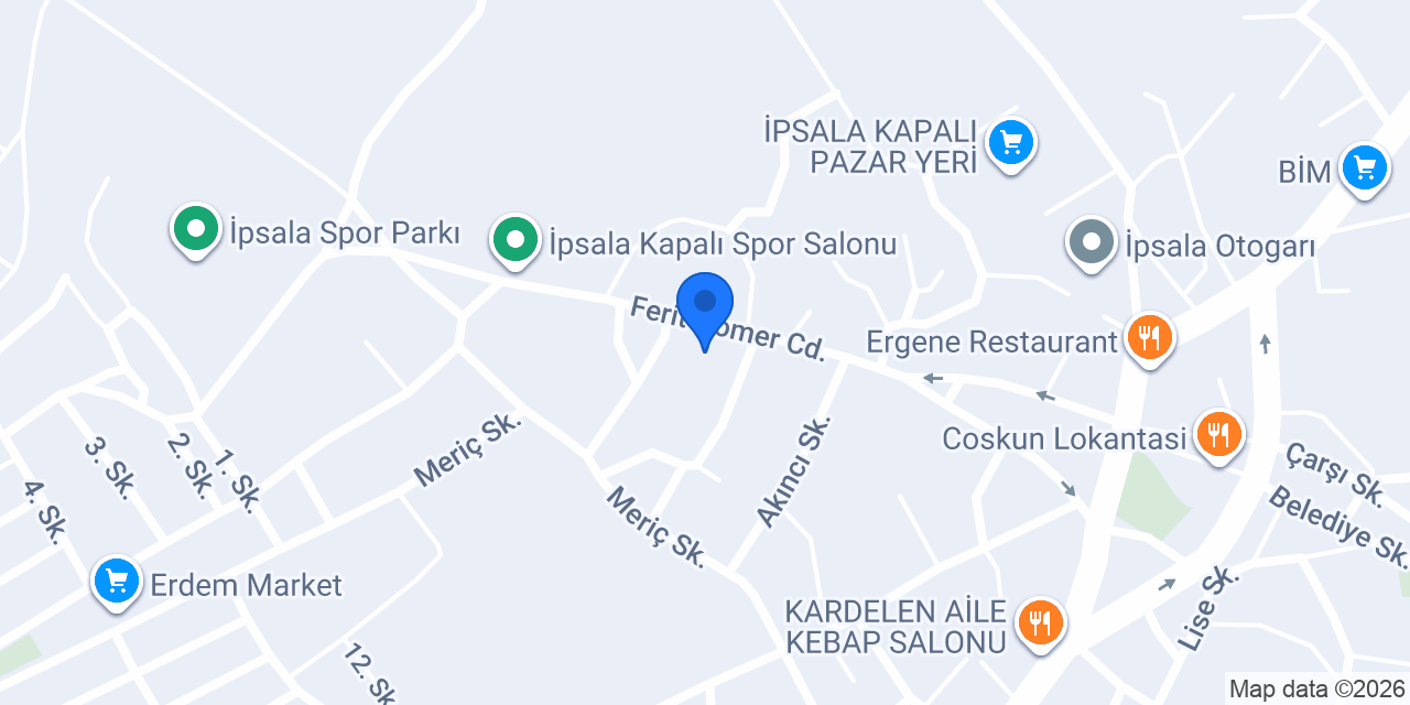 İpsala İlçe Milli Eğitim Müdürlüğü konumu
