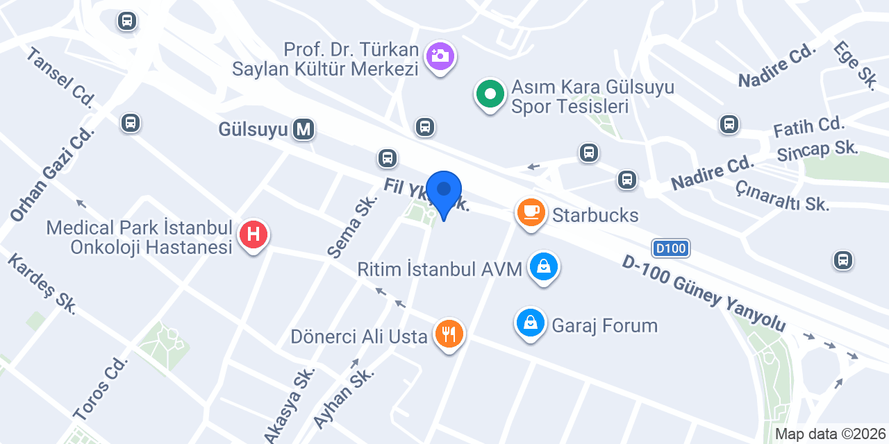 Vanad Interactions Istanbul Maltepe konumu
