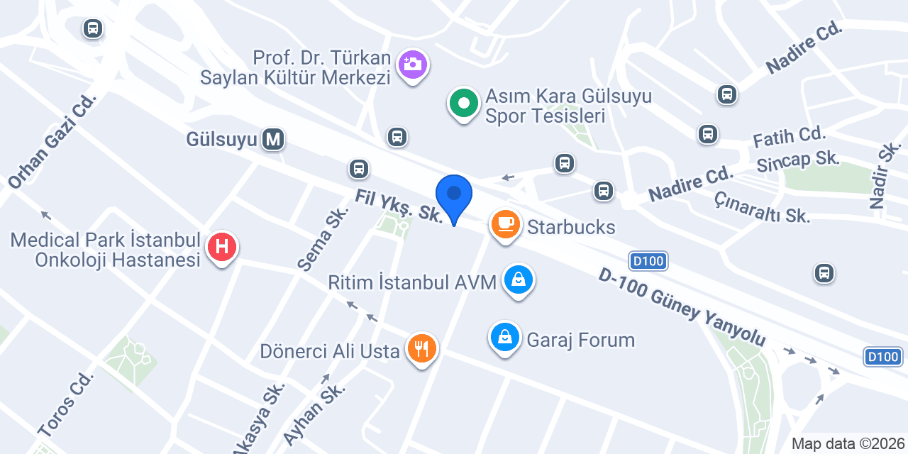 Lastik Market konumu