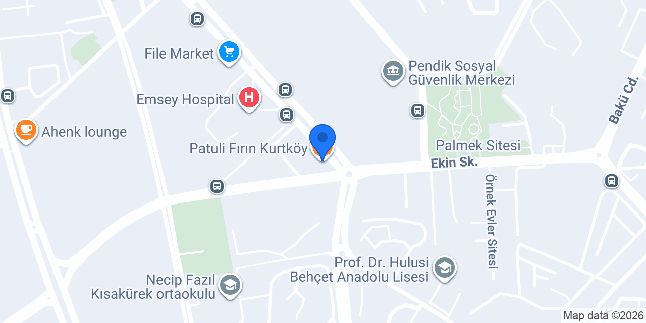 Patuli Fırın Kurtköy konumu