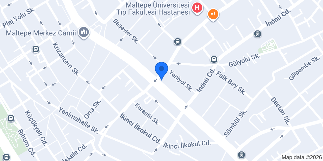 Maltepe B&E PARFÜM konumu