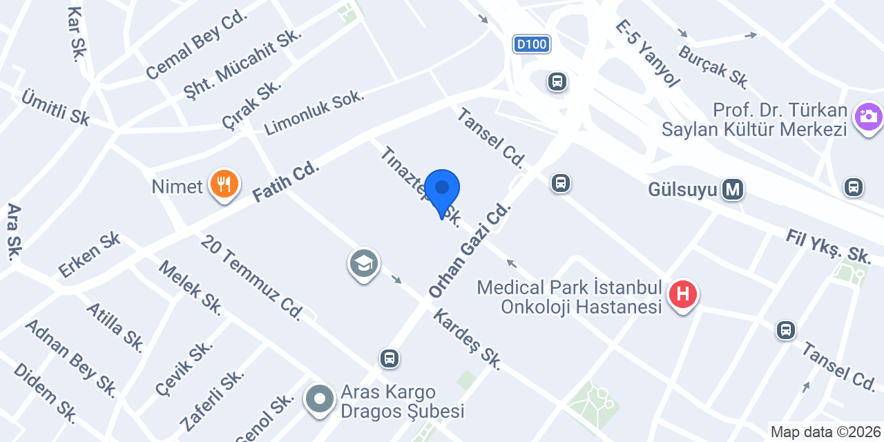 Gültekin Sevim Hukuk Bürosu konumu