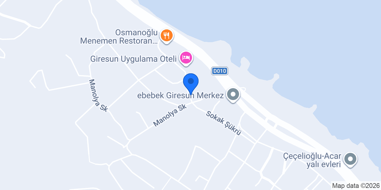 Tiers Masaj Giresun konumu