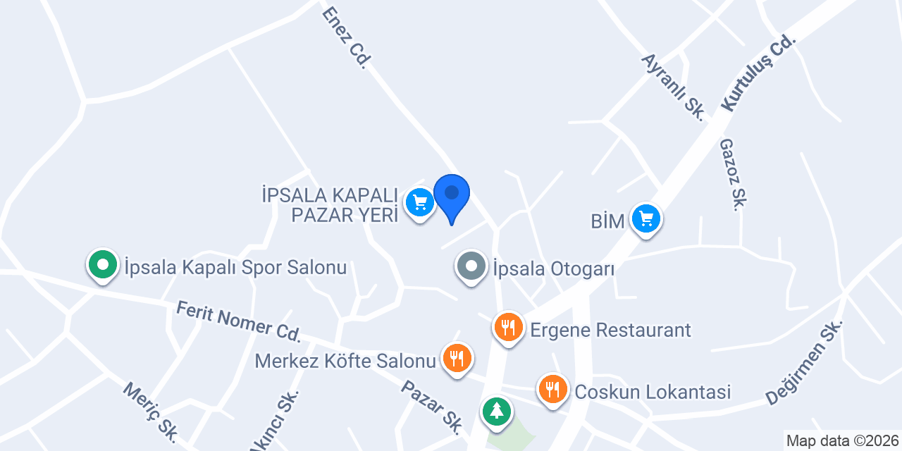 Ferah Şirin Cafe konumu