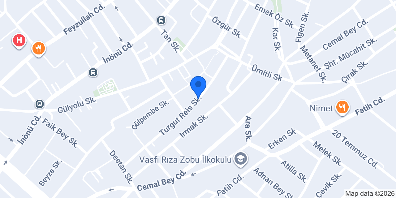 İstanbul Anadolu Dini İhtisas Merkezi Müdürlüğü konumu