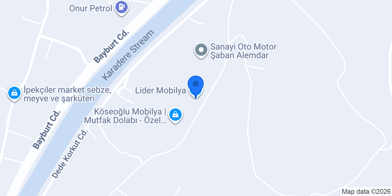 Lider Mobilya konumu