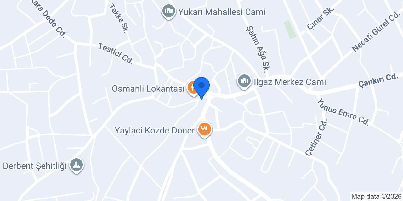 ILGAZ TAKSİ DURAĞI konumu