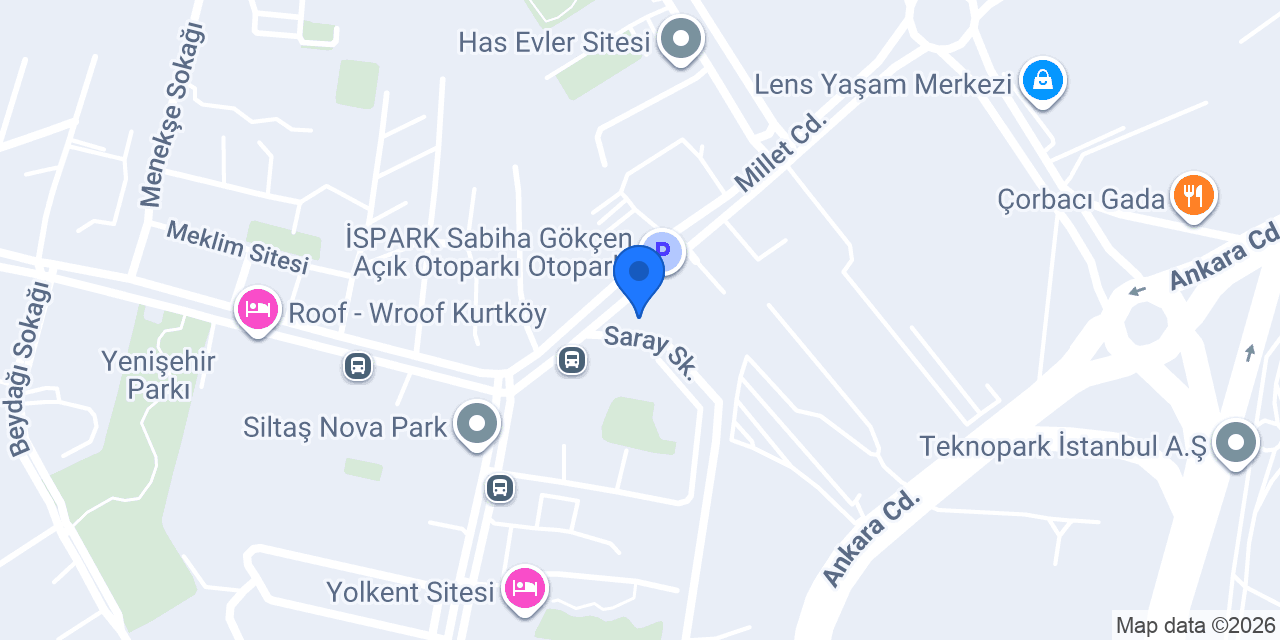İbb Pendik Bahçe Market konumu