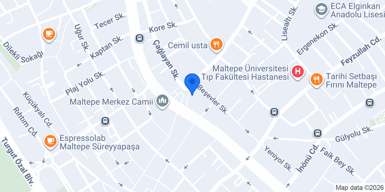 Yapı Kredi Bankası konumu