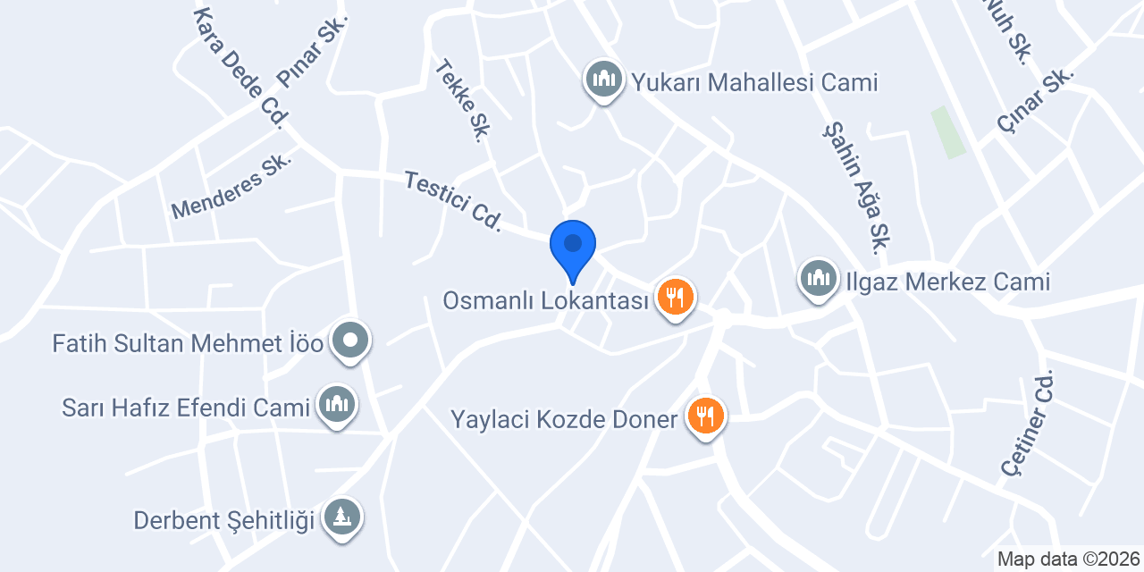 Tarihi Ilgaz Hamamı konumu