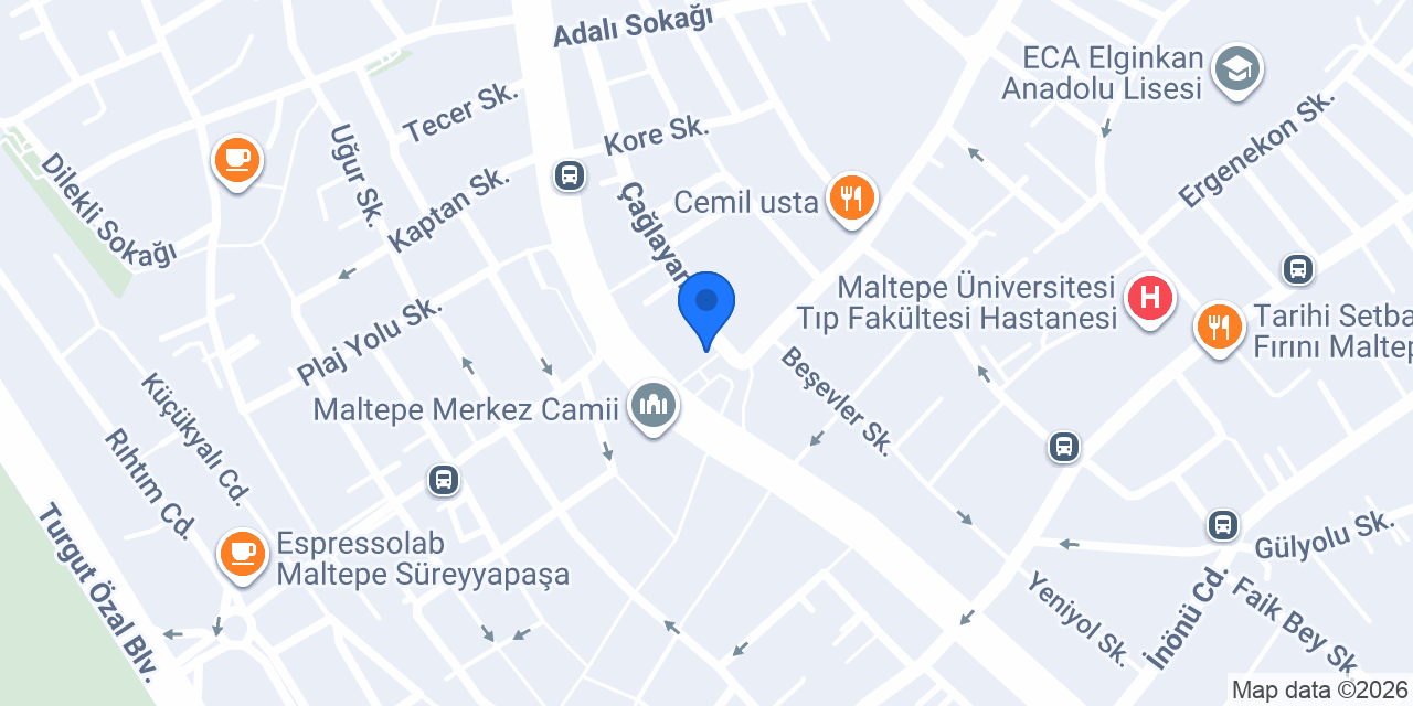 Yapı Kredi - Maltepe Şubesi konumu