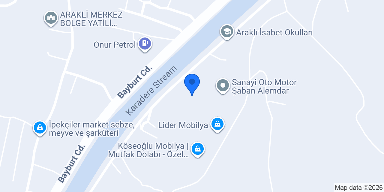 Muzaffer Mobilya Ahşap Dekorasyon konumu