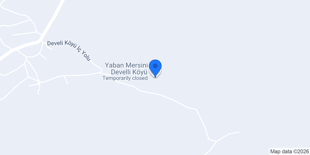 Yaban Mersini Develli Köyü konumu