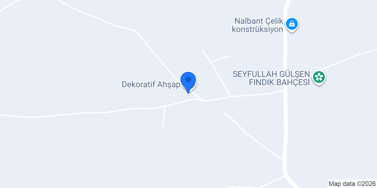 Dekoratif Ahşap konumu