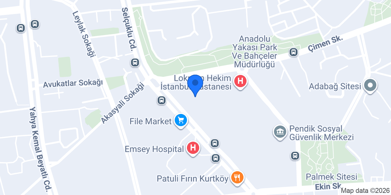 Op. Dr. Nihal Türk Çelik konumu