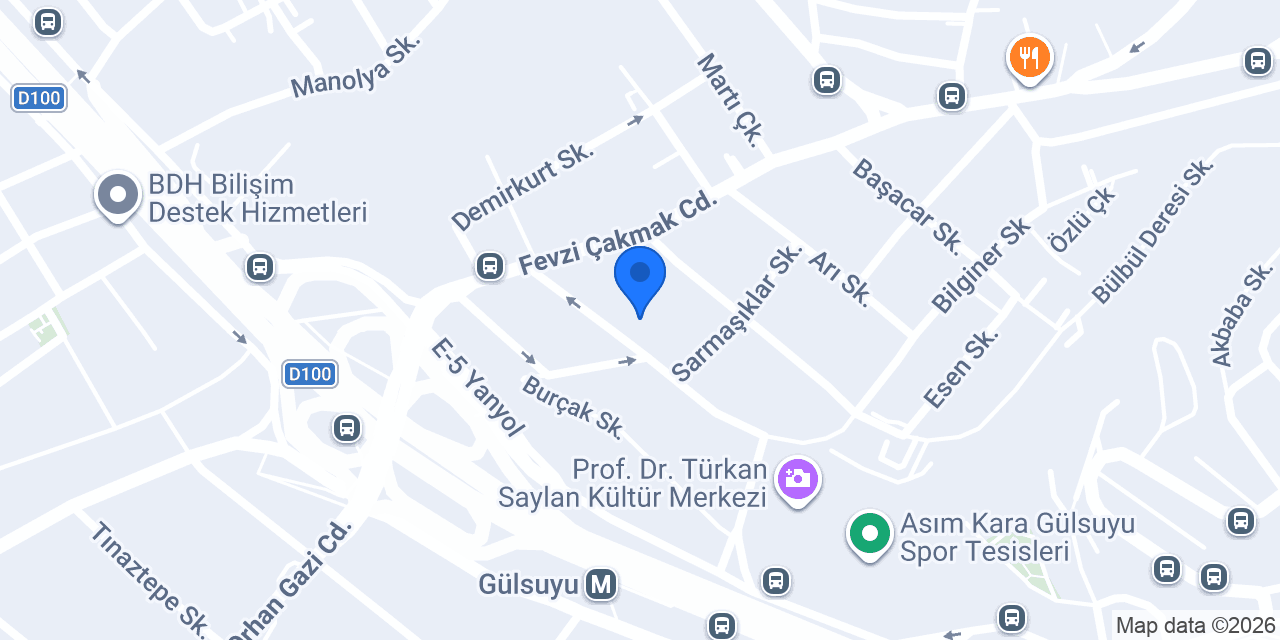 Anıl Ofis konumu