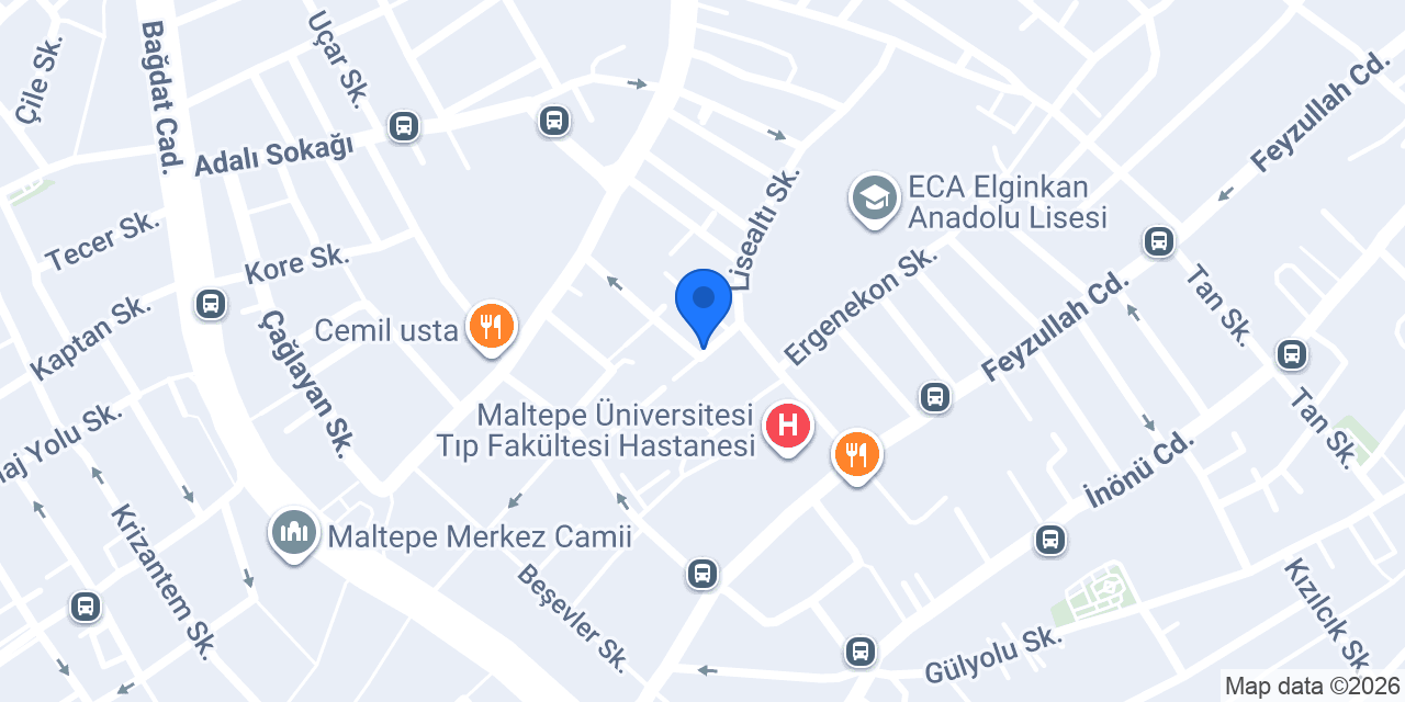 Valiz Hastanesi Maltepe konumu