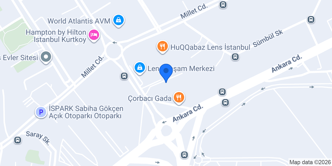 Kurtköy Etli Ekmek konumu