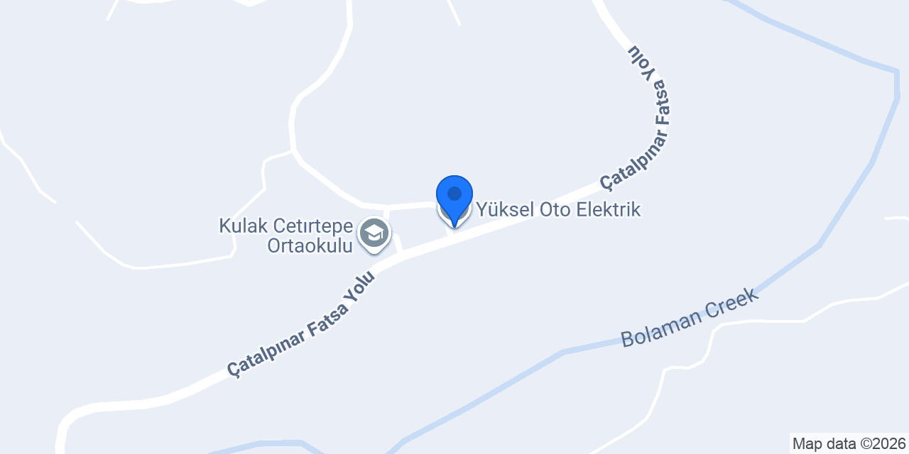Yüksel Oto Elektrik konumu