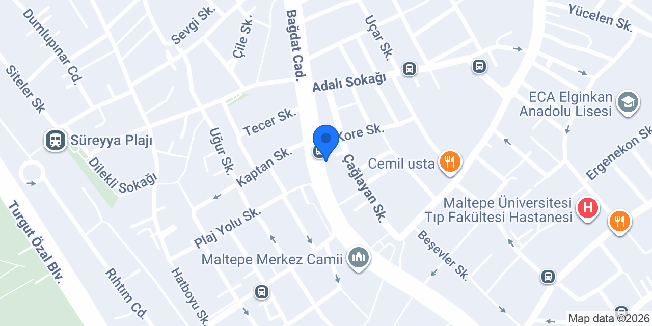 Maltepe Apart Otel konumu