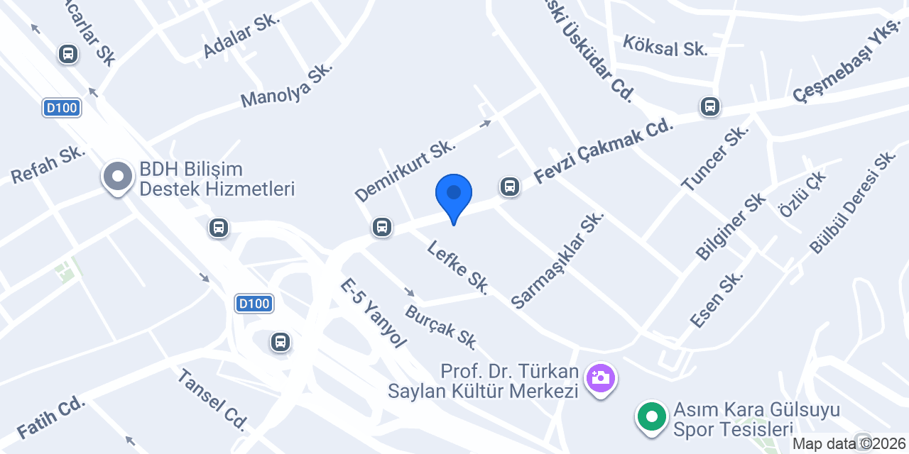 Emek Taksi konumu