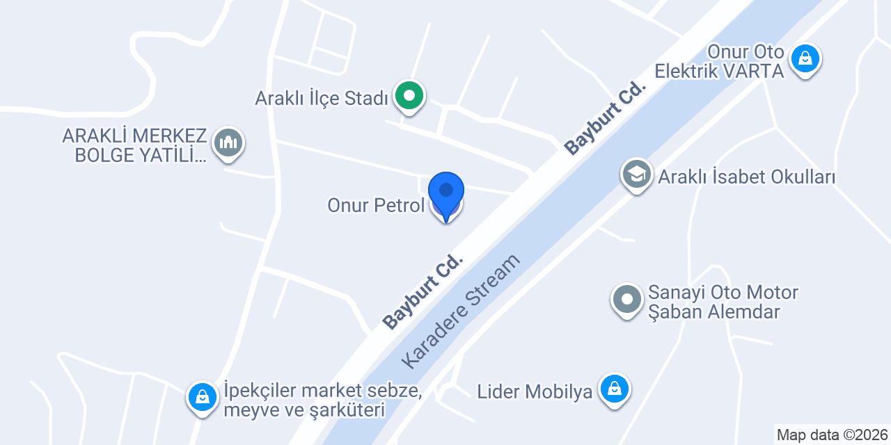 Onur Petrol konumu