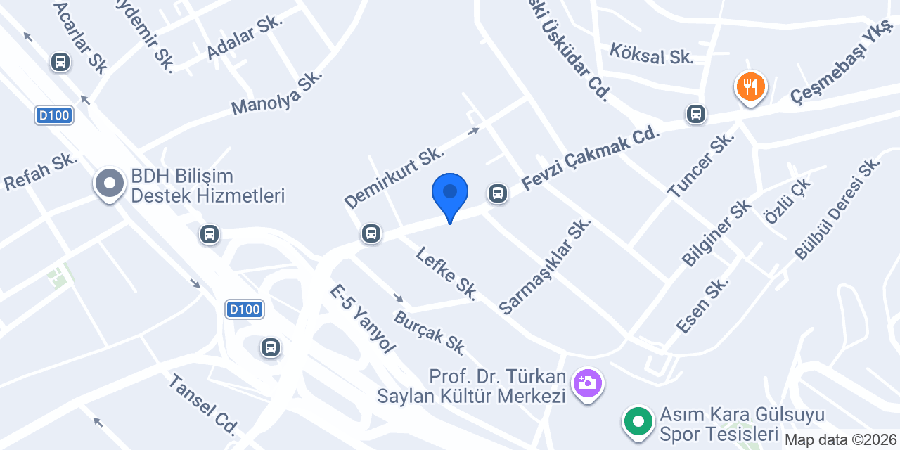 Uğur Taksi konumu
