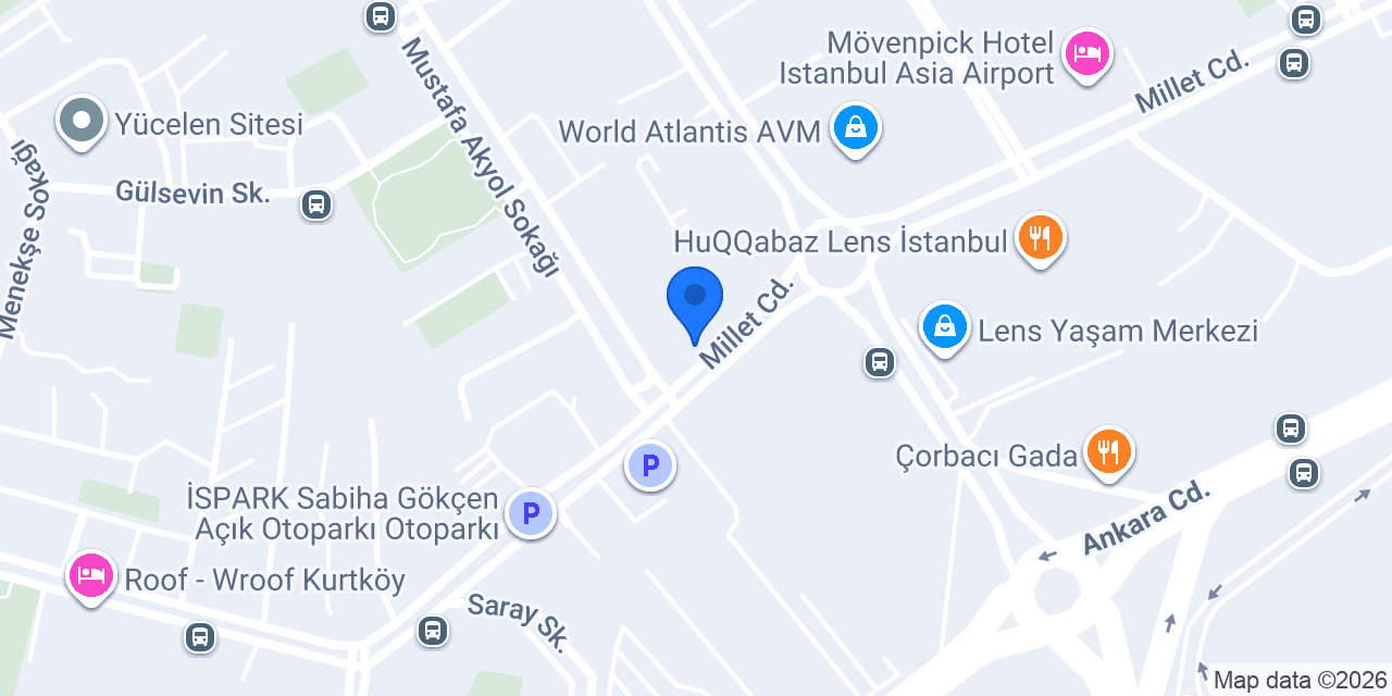 Carl's Jr. Kurtköy konumu