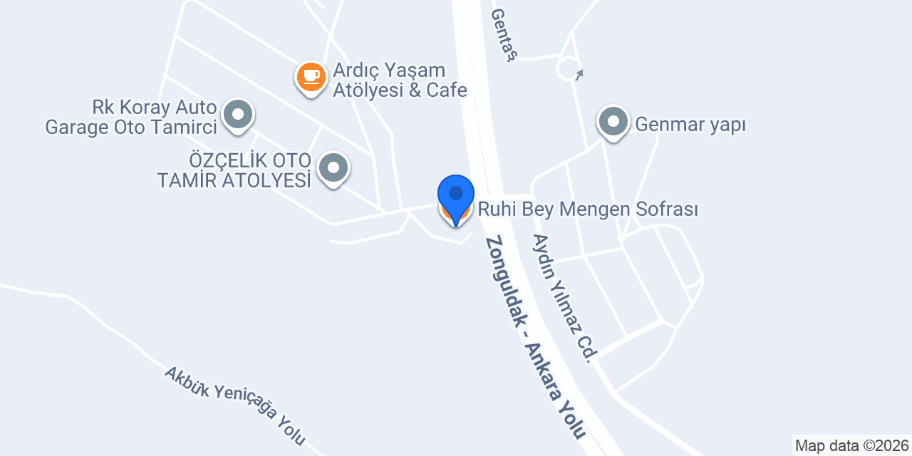 Ruhi Bey Mengen Sofrası konumu