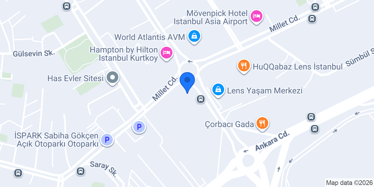 MRF CADDE konumu