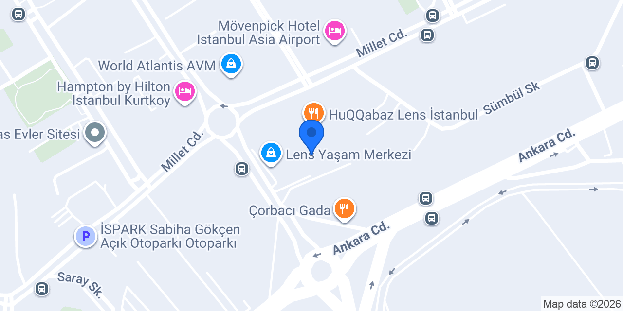 Damla Pilates Studio konumu