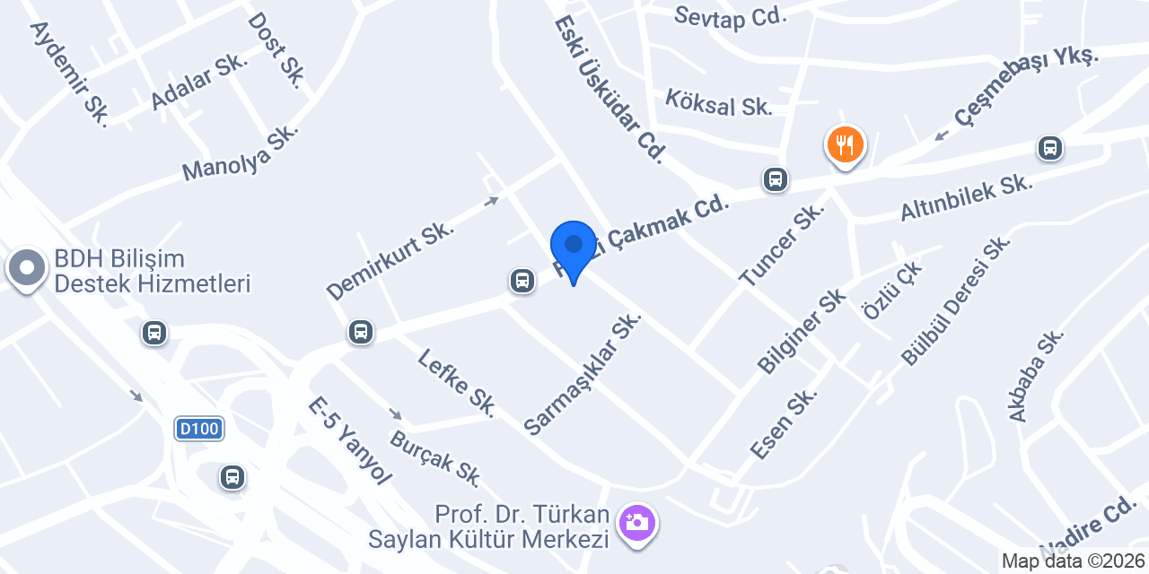 Özkuruşlar Gülsuyu konumu