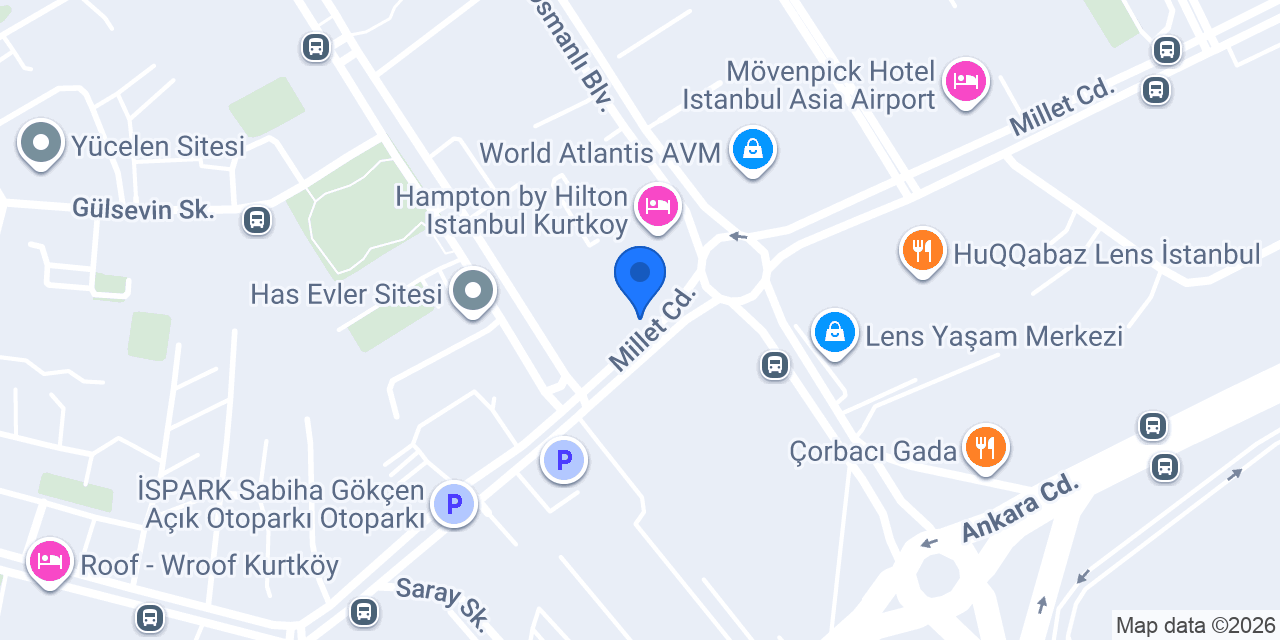 Beeves Burger & Diner Kurtköy konumu