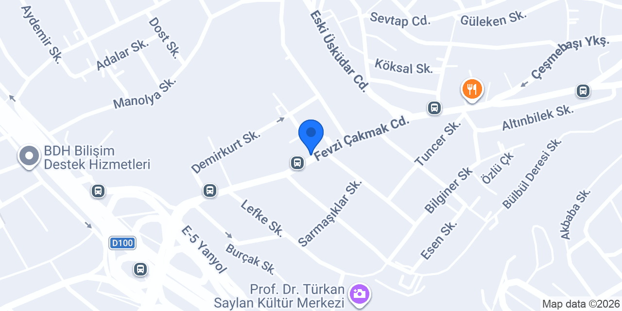 Çayırlar ET Kasap konumu