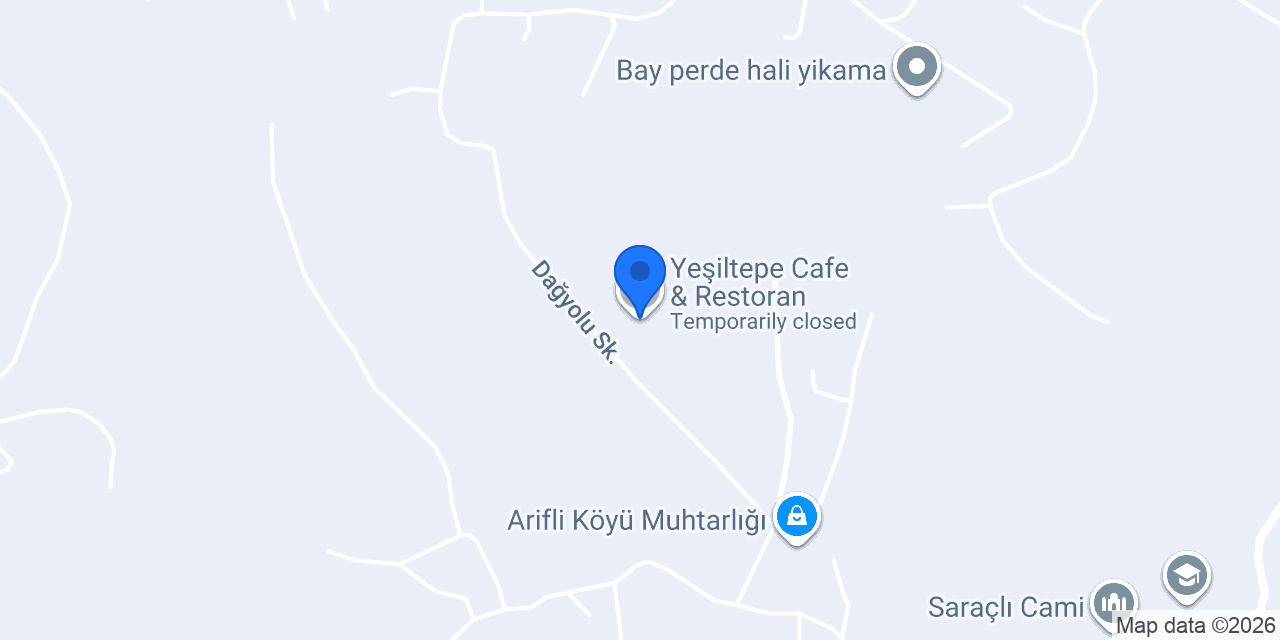 Yeşiltepe Cafe & Restoran konumu
