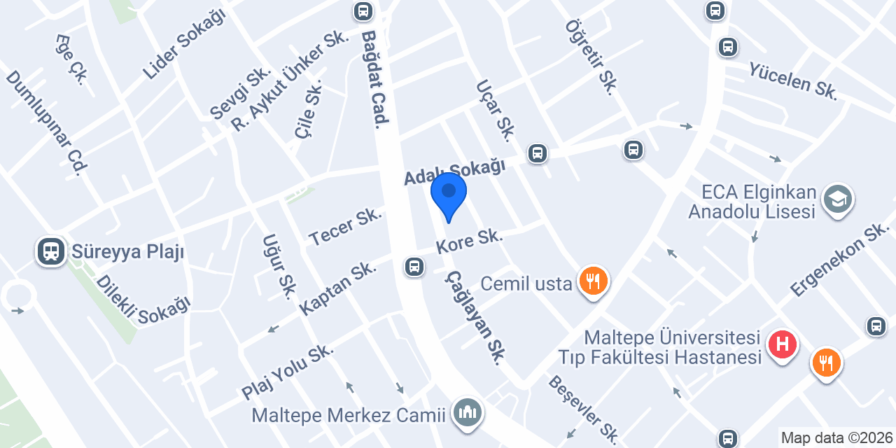 Maltepe Kavram Kurs Merkezi konumu