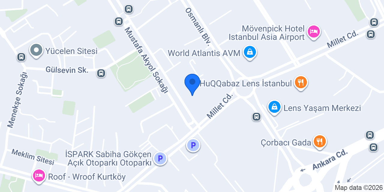 Terzi Lale ve Kuru Temizleme konumu