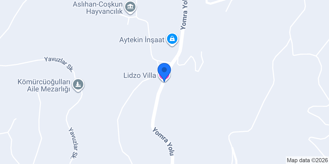 Lidzo Villa konumu