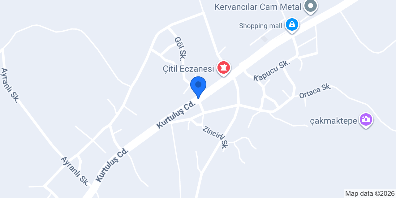 Kurtuluş İlköğretim Okulu konumu