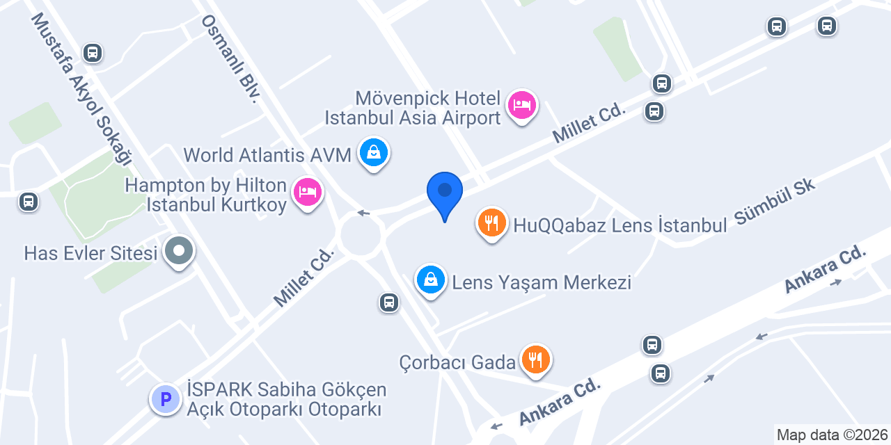 Cadı’nın Evi İstanbul Lens konumu