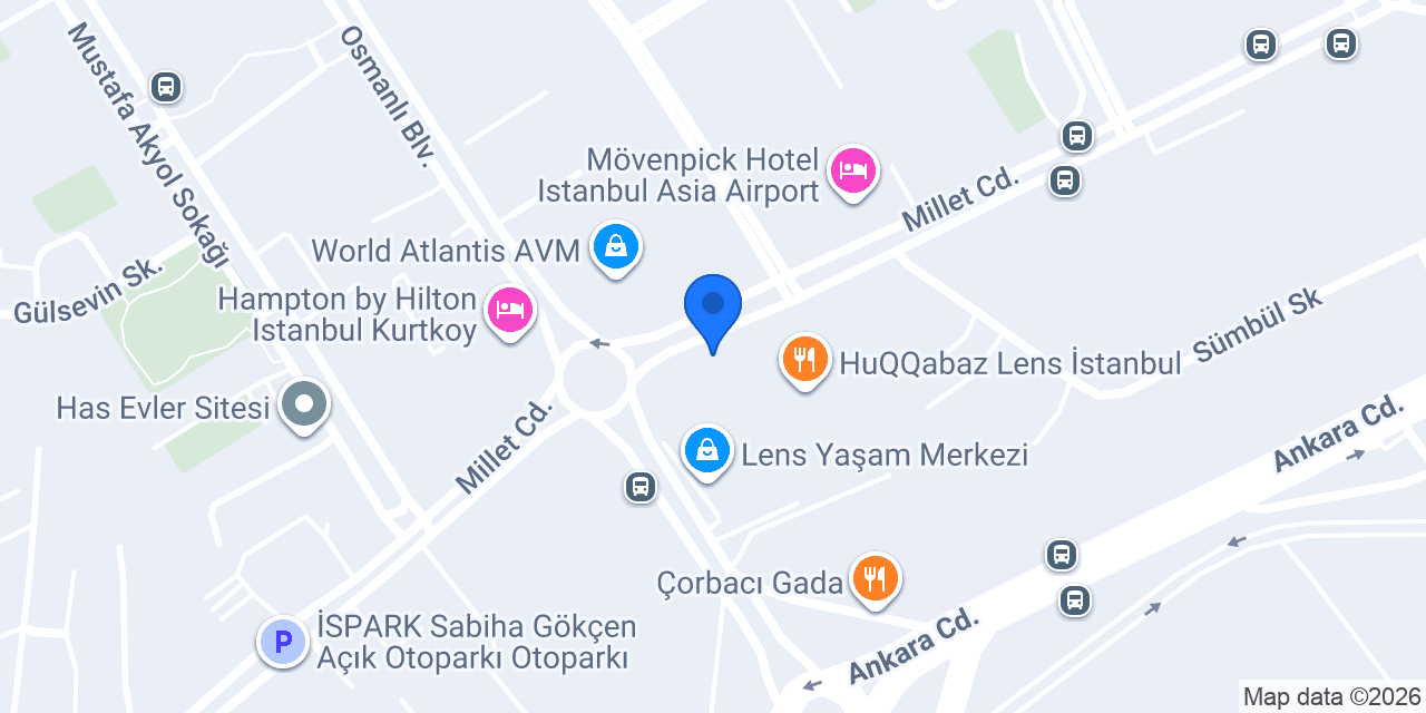 Pendiş Kurtköy konumu