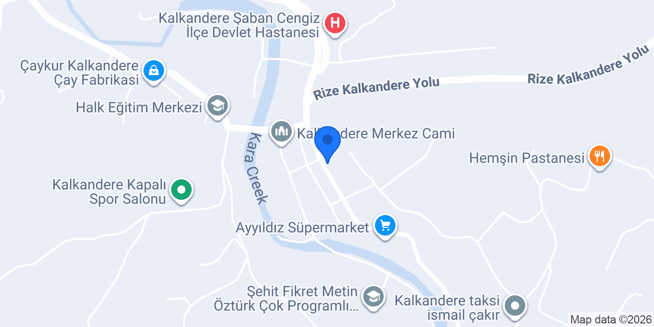 Cadde Fastfood konumu