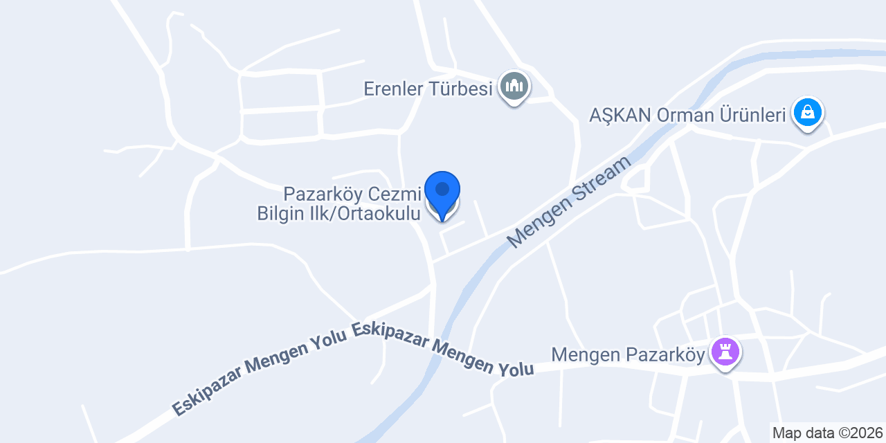 Pazarköy Cezmi Bilgin Ilk/Ortaokulu konumu