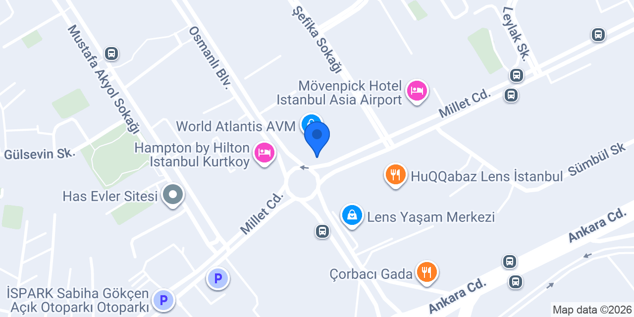 Cajun Corner Kurtköy konumu